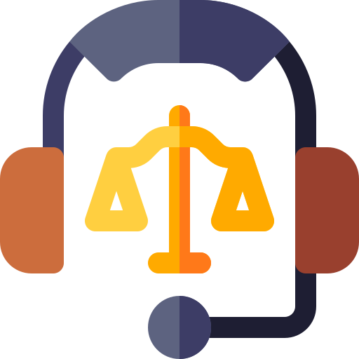 servicios jurídicos Basic Rounded Flat icono