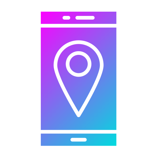 Mobile map Generic Flat Gradient icon