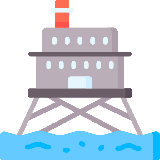 platforma morska Special Flat ikona