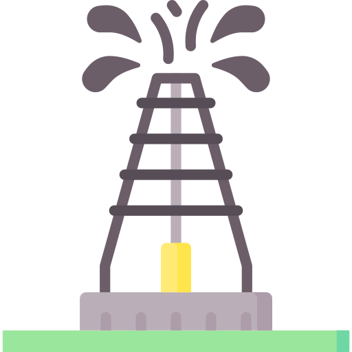 olie toren Special Flat icoon