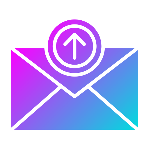 メールを送信する Generic Flat Gradient icon
