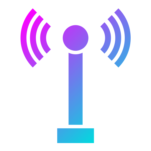 antena de radio Generic Flat Gradient icono