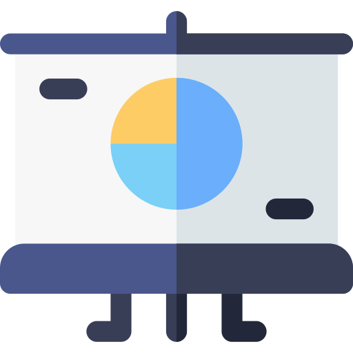 Presentation Basic Rounded Flat icon