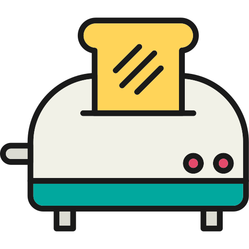 トースター Generic Outline Color icon