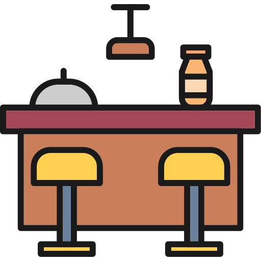 bar teller Generic Outline Color icoon