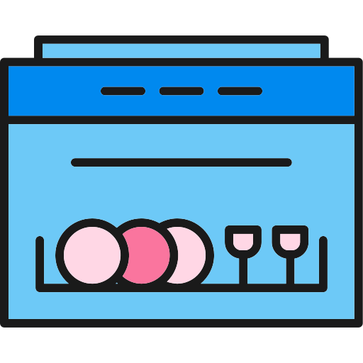 Посудомоечная машина Generic Outline Color иконка