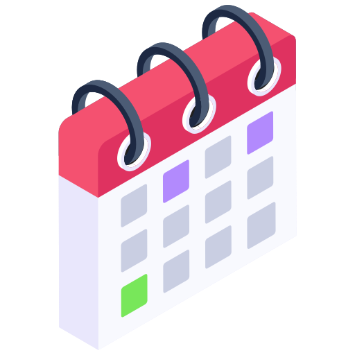 kalender Generic Isometric icoon