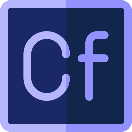 Coldfusion Basic Rounded Flat icon