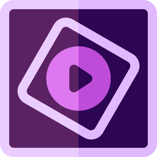 Premiere elements Basic Rounded Flat icon