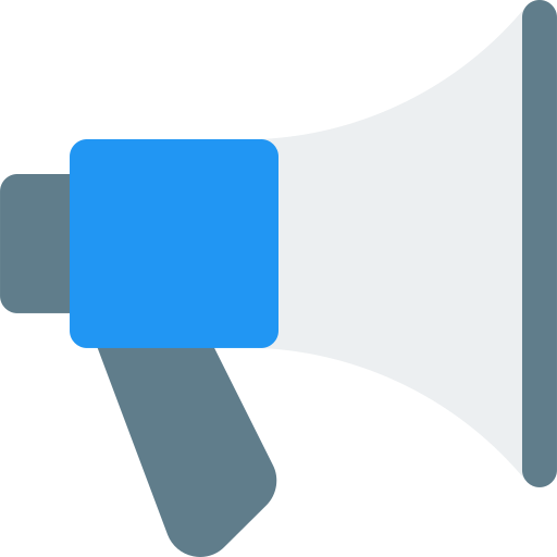 Megaphone Pixel Perfect Flat icon