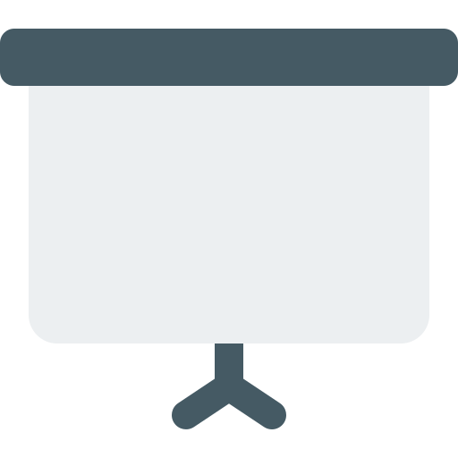 präsentation Pixel Perfect Flat icon