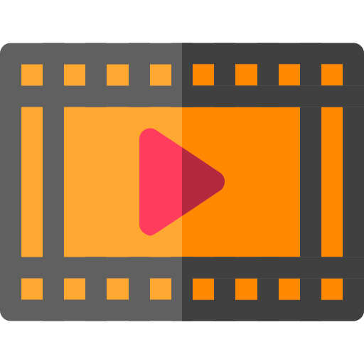 film Basic Rounded Flat icon