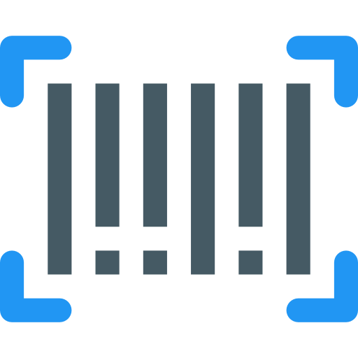 código de barras Pixel Perfect Flat icono