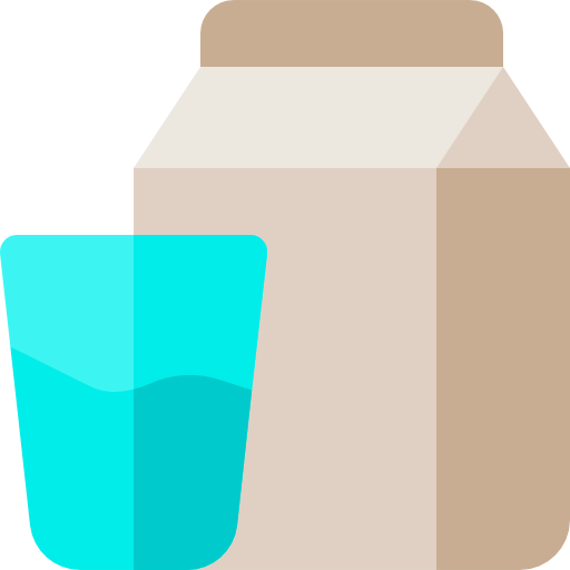 mleko Basic Rounded Flat ikona
