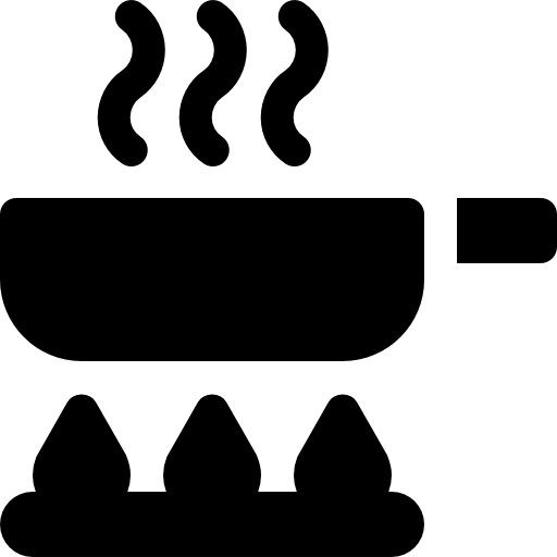 フライパン Basic Rounded Filled icon