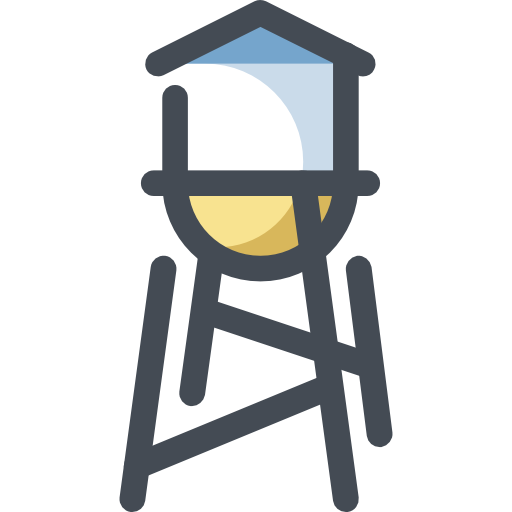 Watertower Sergei Kokota Lineal Color icon