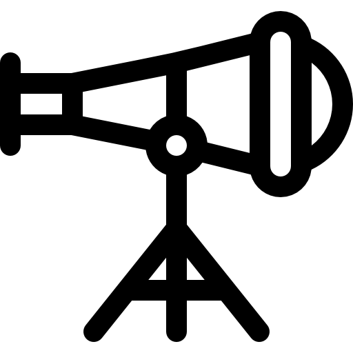 Телескоп Basic Rounded Lineal иконка