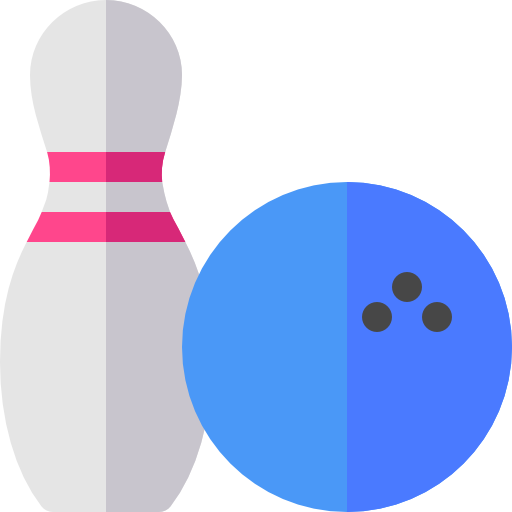 bowling Basic Rounded Flat icoon