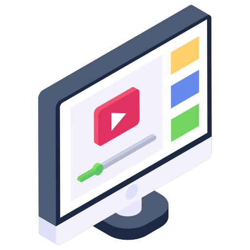 Video Generic Isometric icon