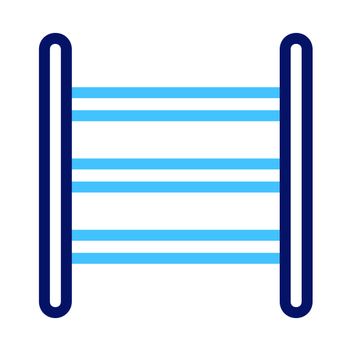 Towel rail Generic Outline Color icon