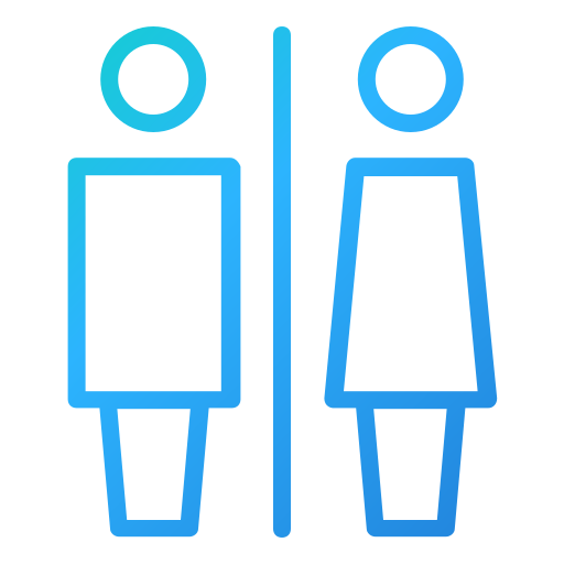 トイレの標識 Generic Gradient icon