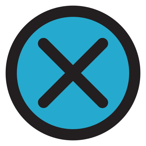 Close button Generic Outline Color icon