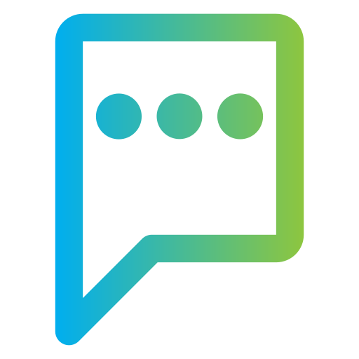Chat box Generic Gradient icon