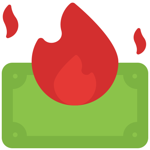 quemar Generic Flat icono