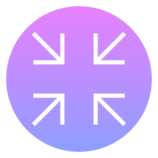 minimieren Generic Flat Gradient icon