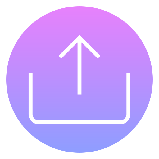 uploaden Generic Flat Gradient icoon