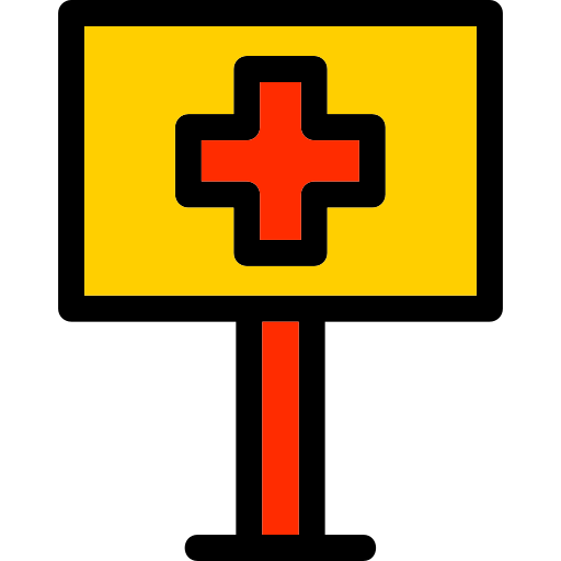 krankenhauszeichen Generic Outline Color icon