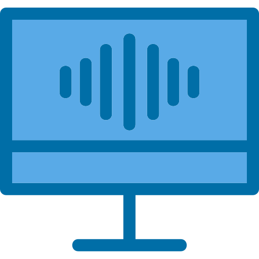l'audio Generic Blue Icône