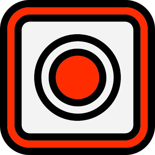 bottone di emergenza Generic Outline Color icona