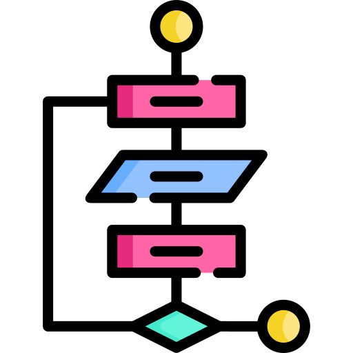 algoritmo Special Lineal color icono