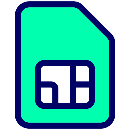 Sim Generic Outline Color icon