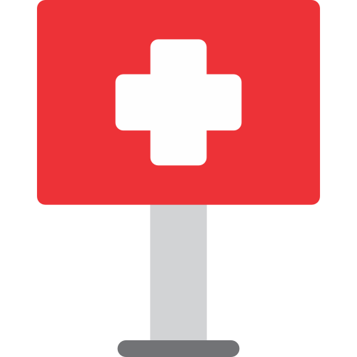 Hospital sign Generic Flat icon