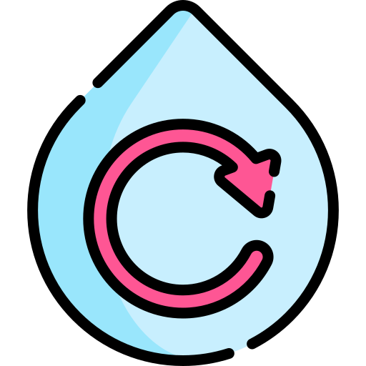 Cycle of water Special Lineal color icon