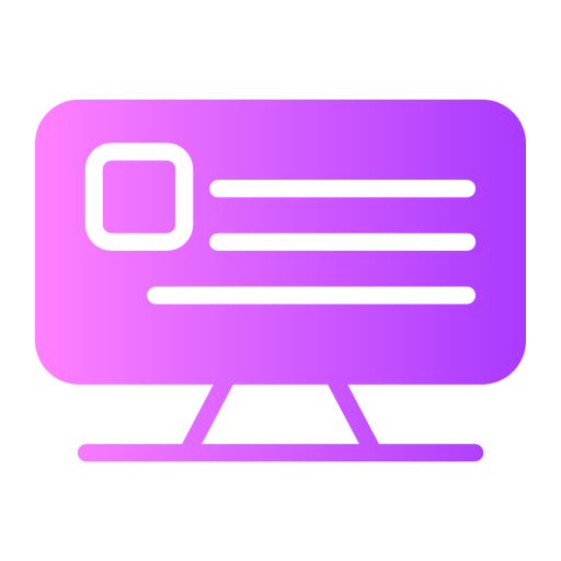 computadora Generic Flat Gradient icono