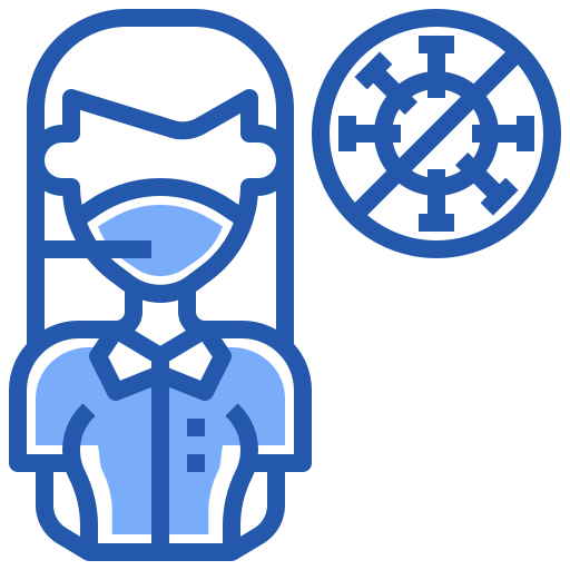コールセンター Generic Blue icon