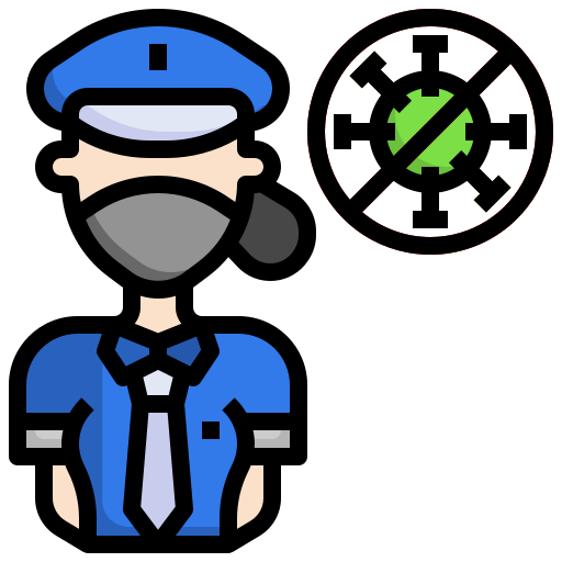 婦人警官 Generic Outline Color icon