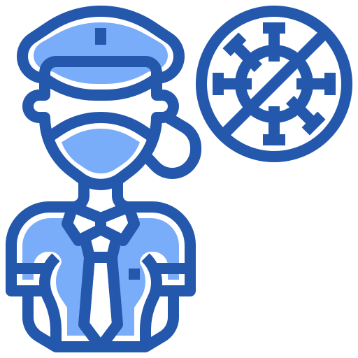 婦人警官 Generic Blue icon