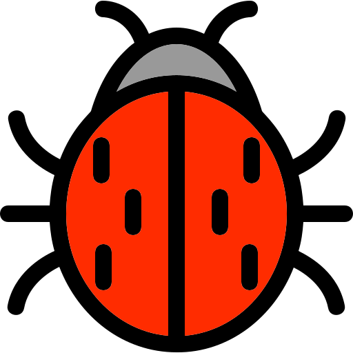 Ladybug Generic Outline Color icon