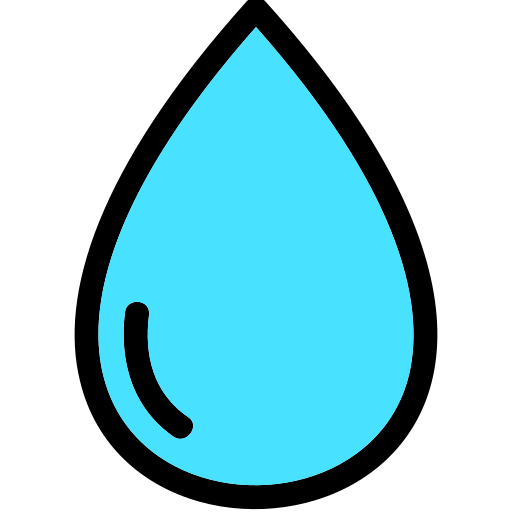 水 Generic Outline Color icon