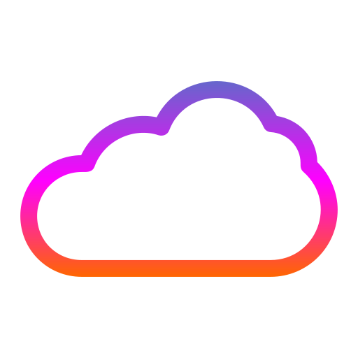 nube Generic Gradient icono