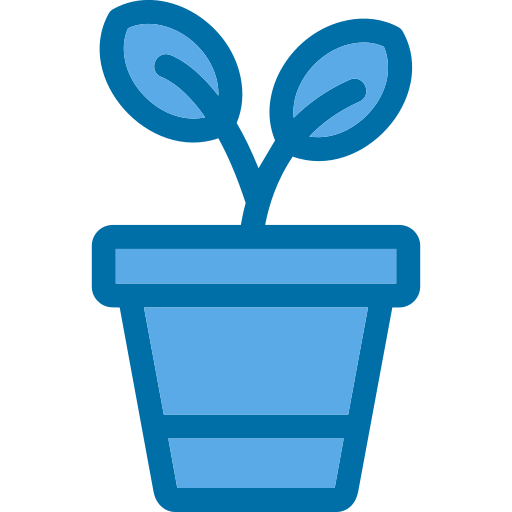 plant Generic Blue icoon