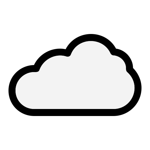 구름 Generic Outline Color icon