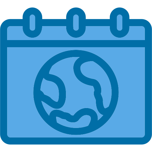 Earth day Generic Blue icon