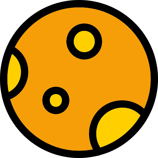 보름달 Generic Outline Color icon
