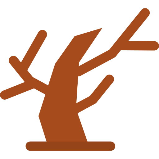 árbol seco Generic Flat icono