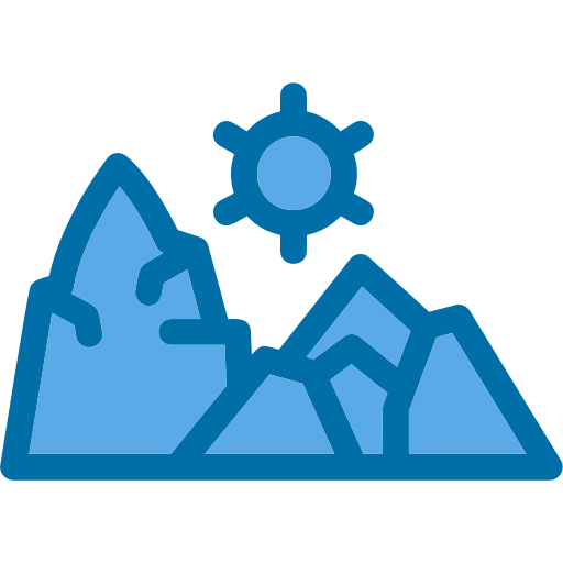 Горы Generic Blue иконка